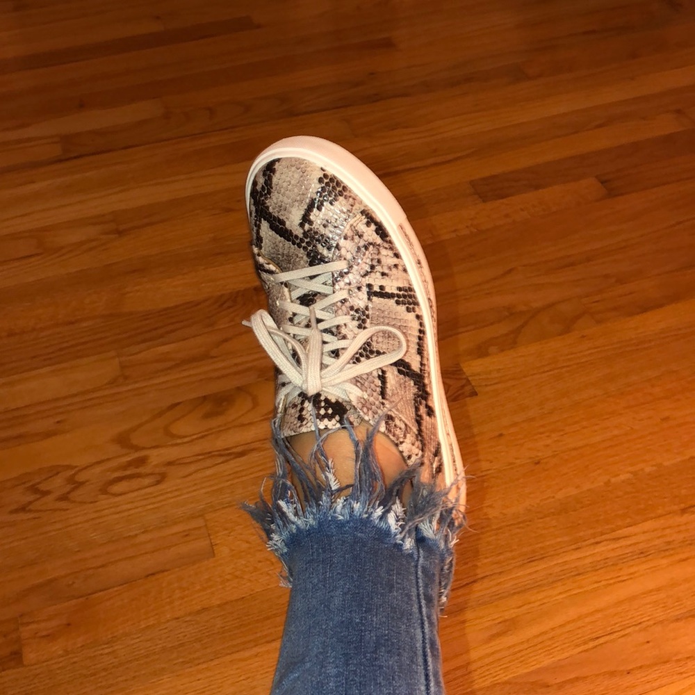 Snakeskin sneakers